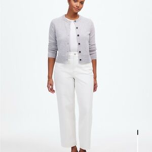 Madewell curvy perfect vintage wide leg cropped jeans CURVY 31